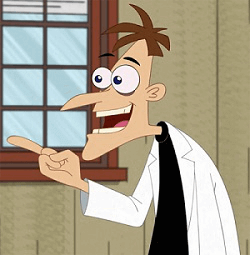 Dr. Heinz Doofenshmirtz, gros nez dessin animé