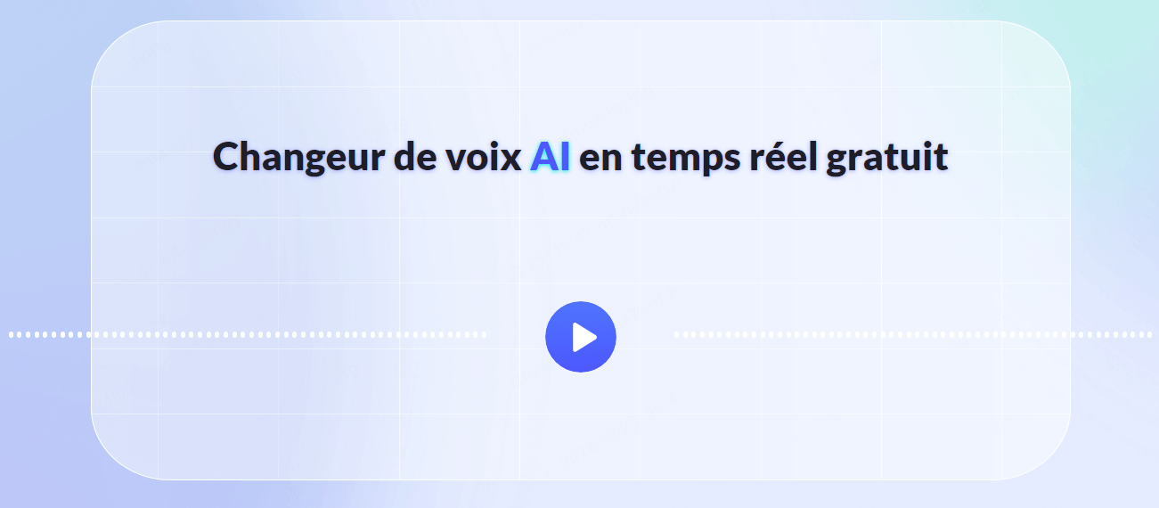 Dubbing AI, un changeur de voix