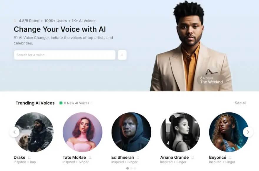 Lalals, outil pour faire un chanteur IA en ligne