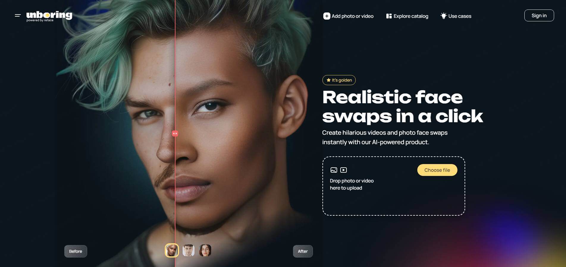 reface.ai, application Face Swap IA gratuit en ligne pour changer un visage