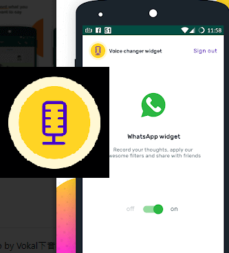 Voice Changer For WhatsApp de Vokal