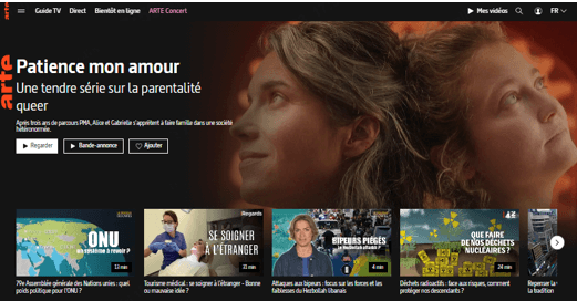 Arte TV : Site de films européens en streaming