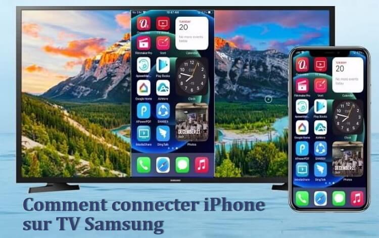 comment connecter iPhone sur TV Samsung