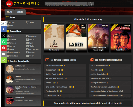 Cpasmieux : Site de films gratuit avec plus de détails