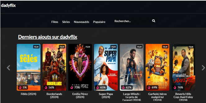 Dadyflix : Site gratuit de films