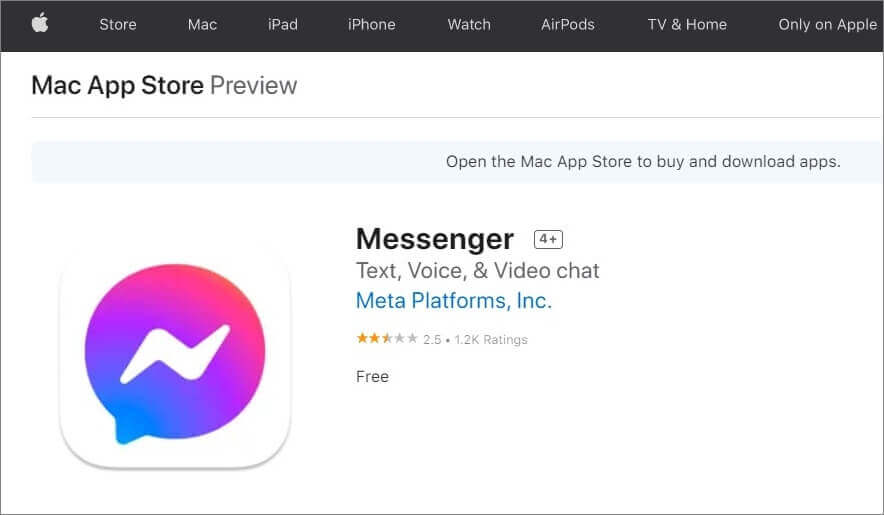 télécharger Messenger gratuitement pour Mac