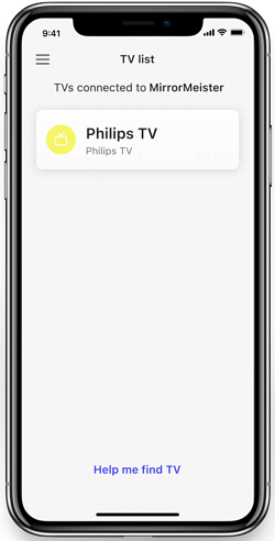 connecter iPhone sur TV Philips