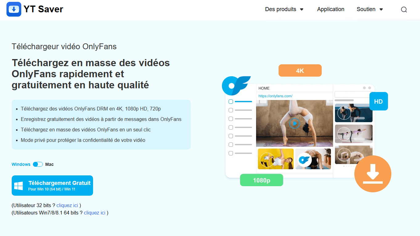 YT Saver, téléchargeur de vidéos OnlyFans