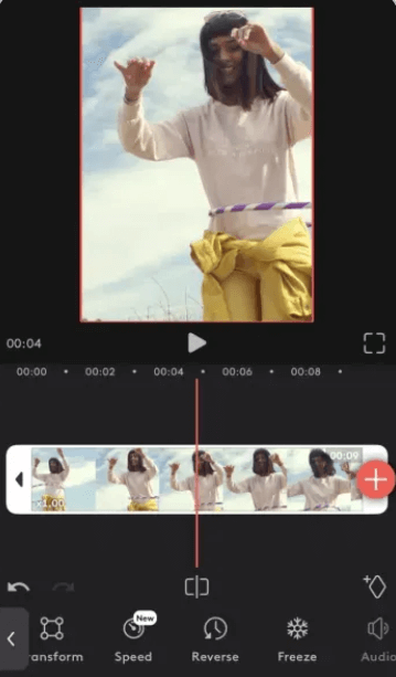 appli de montage vidéo Videoleap