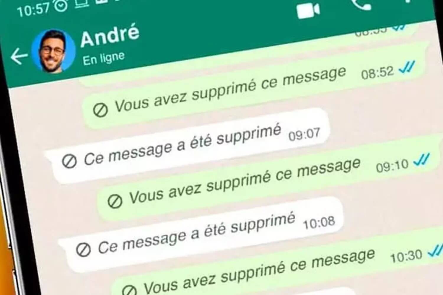 Vérifier si quelqu'un est en ligne grâce aux messages supprimés