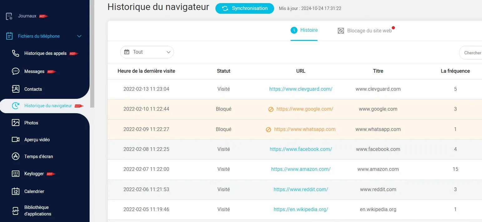 surveiller les activités en ligne de votre enfant avec Kidsguard pro