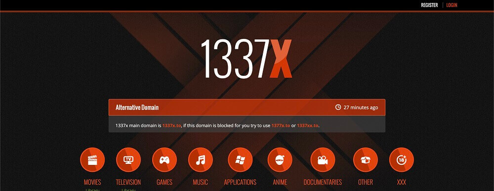 site pour télécharger des films, 1337X