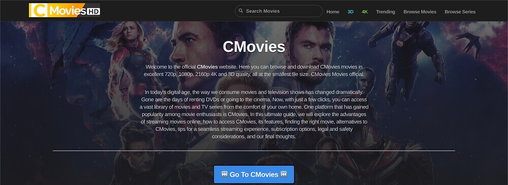 site gratuit pour télécharger des films HD, Cmovies