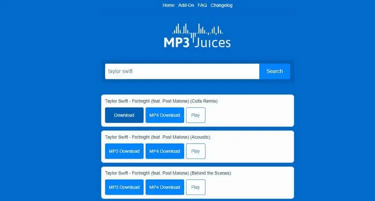 téléchargement de la musique mp3