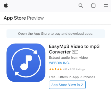 Enregistrer de l'audio YouTube sur iPhone avec le convertisseur Easy MP3 Converter