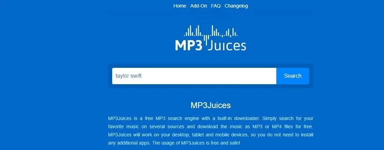 Entrez le nom de la musique mp3 que vous voulez télécharger