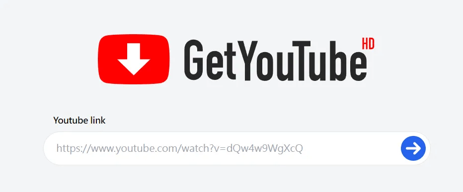 getyoutube, site de téléchargement de vidéos YouTube sans aucune application