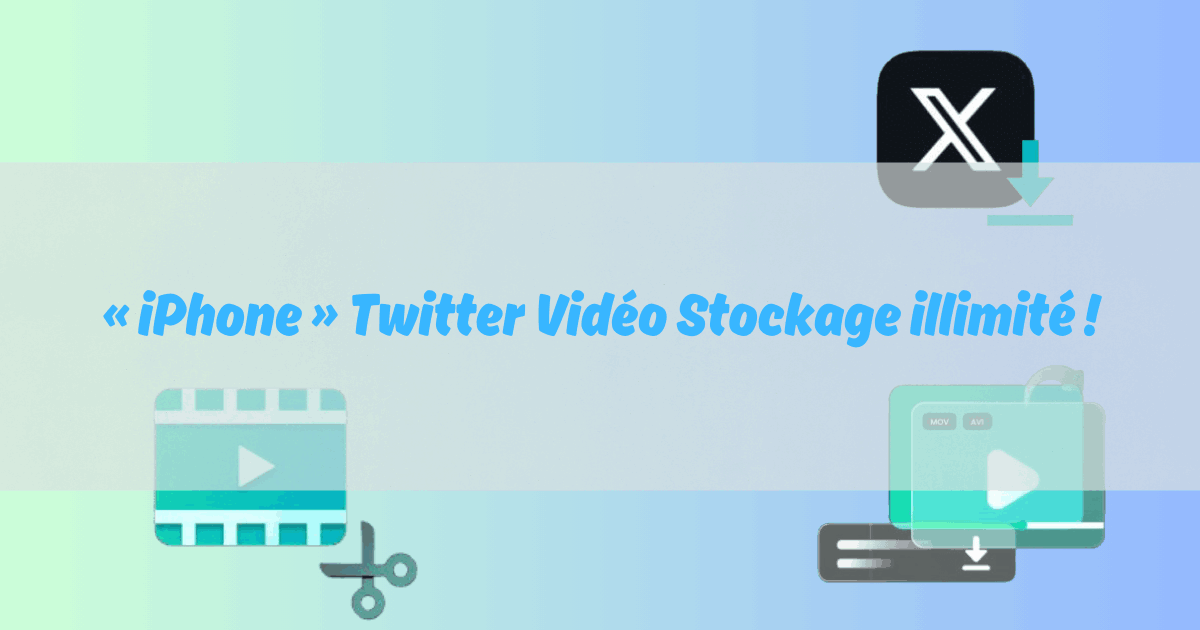 comment télécharger des vidéos Twitter sur iPhone, 4 applis de téléchargement vidéos Twitter