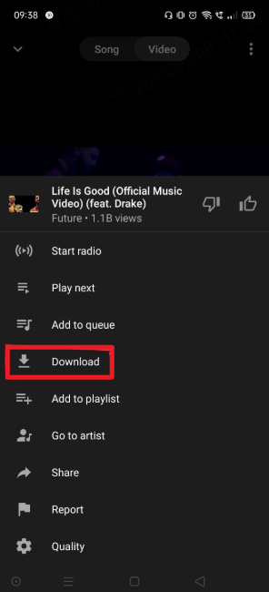 écouter de la musique YouTube hors ligne avec YouTube Music