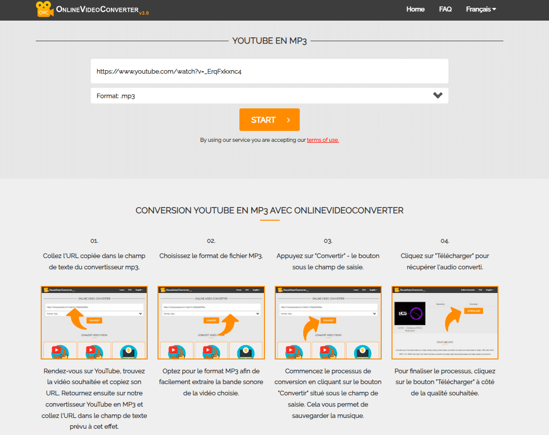 Online Video Converter, convertisseur vidéo Dailymotion en ligne rapide