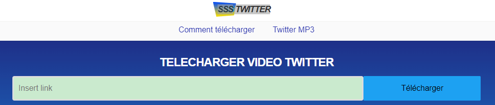 SSS TWITTER　téléchargement de vidéos Twitter
