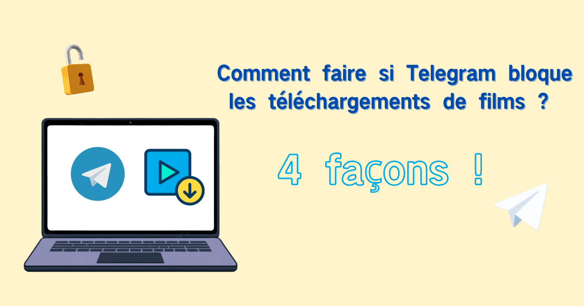 4 façons de télécharger une vidéo Telegram où le téléchargement est bloqué