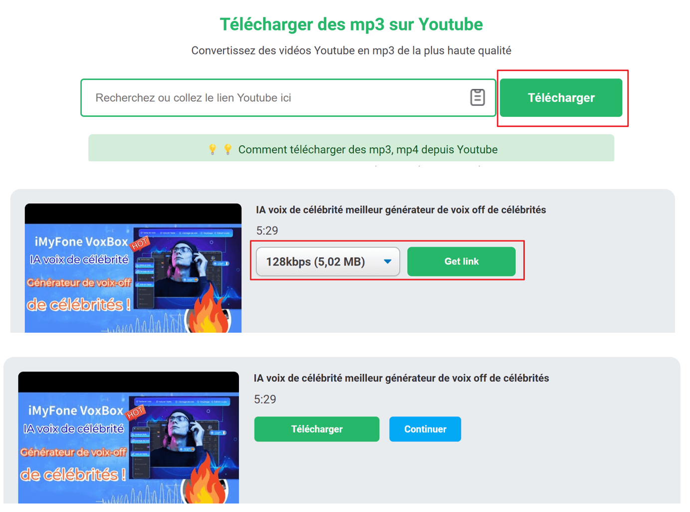 Comment télécharger des mp3 de Youtube en ligne