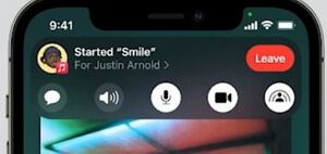 partager la musique avec d'autres personnes sur FaceTime