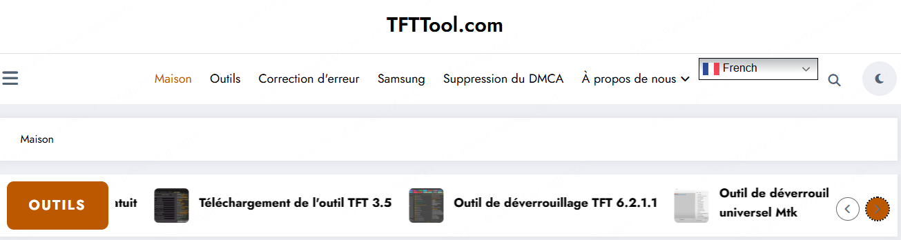 site officiel de TFT Unlocker