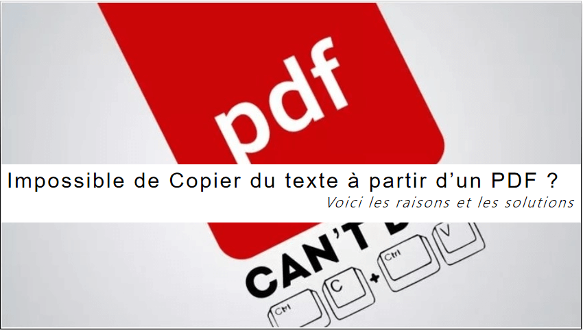 Pourquoi je n'arrive pas à copier coller un PDF ?
Comment résoudre le problème de ne pas copier le texte du PDF ?