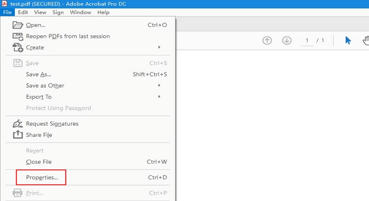 Modifier les paramètres PDF