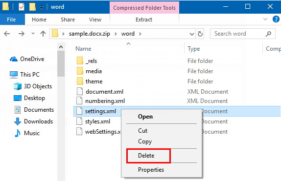 supprimez le fichier settings.xml