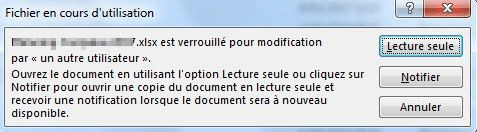 Pourquoi le fichier Excel est-il bloqué pour modification ?