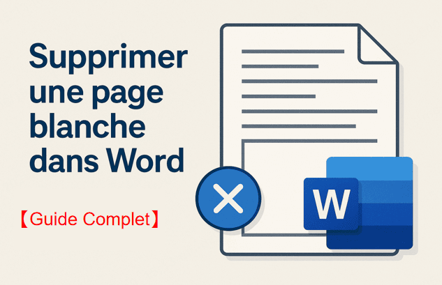 guide complet de supprimer une page blanche dans Word
