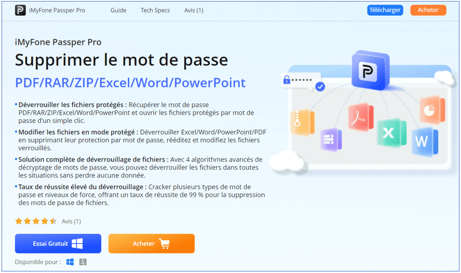 meilleur outil pour cracker le mot de passe powerpoint, iMyFone Passper Pro