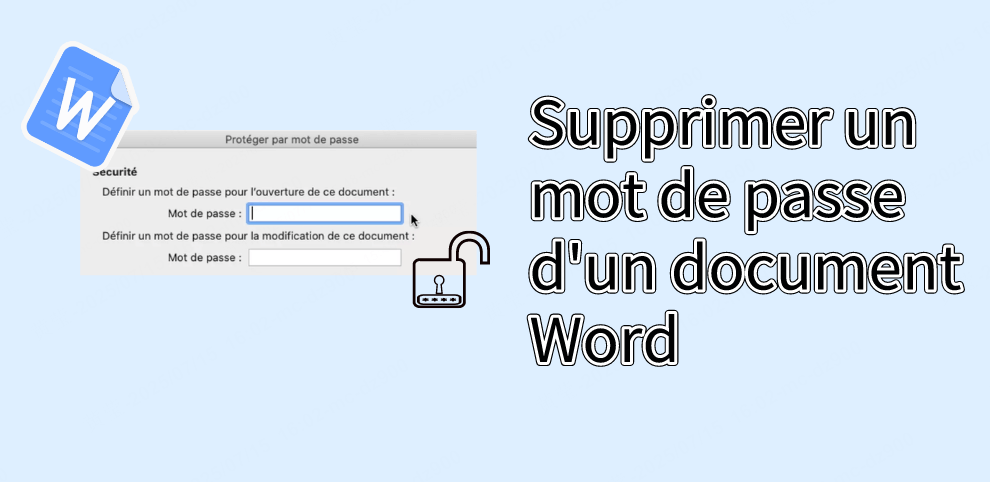comment supprimer un mot de passe Word