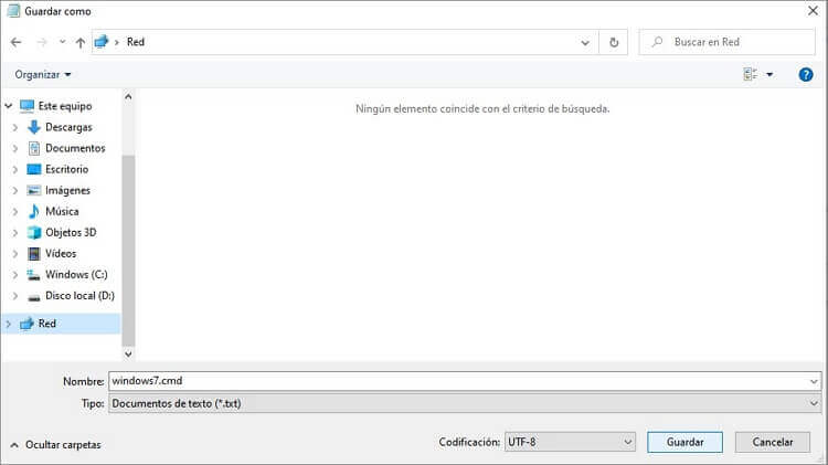 Enregistrer le document windows7.cmd