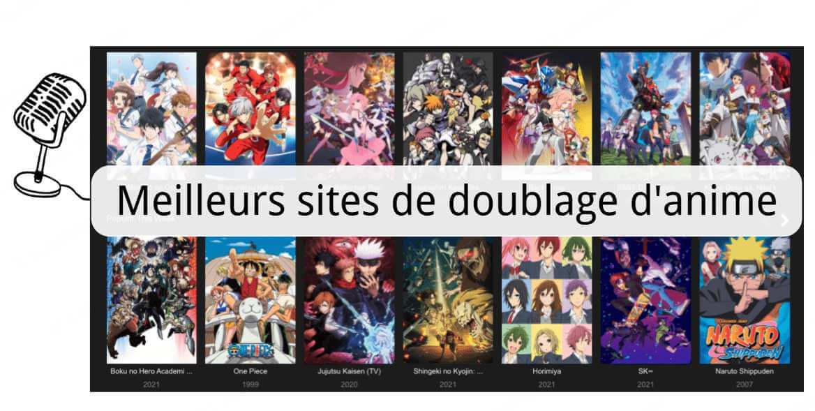 Meilleurs sites de doublage d'anime gratuits