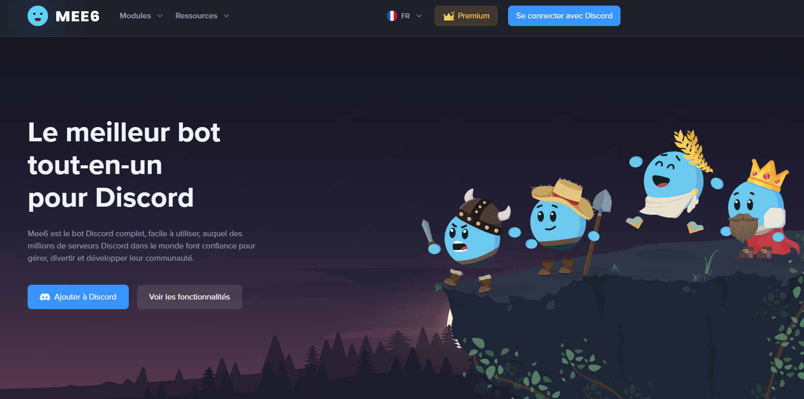 MEE6 est un bot discord complet