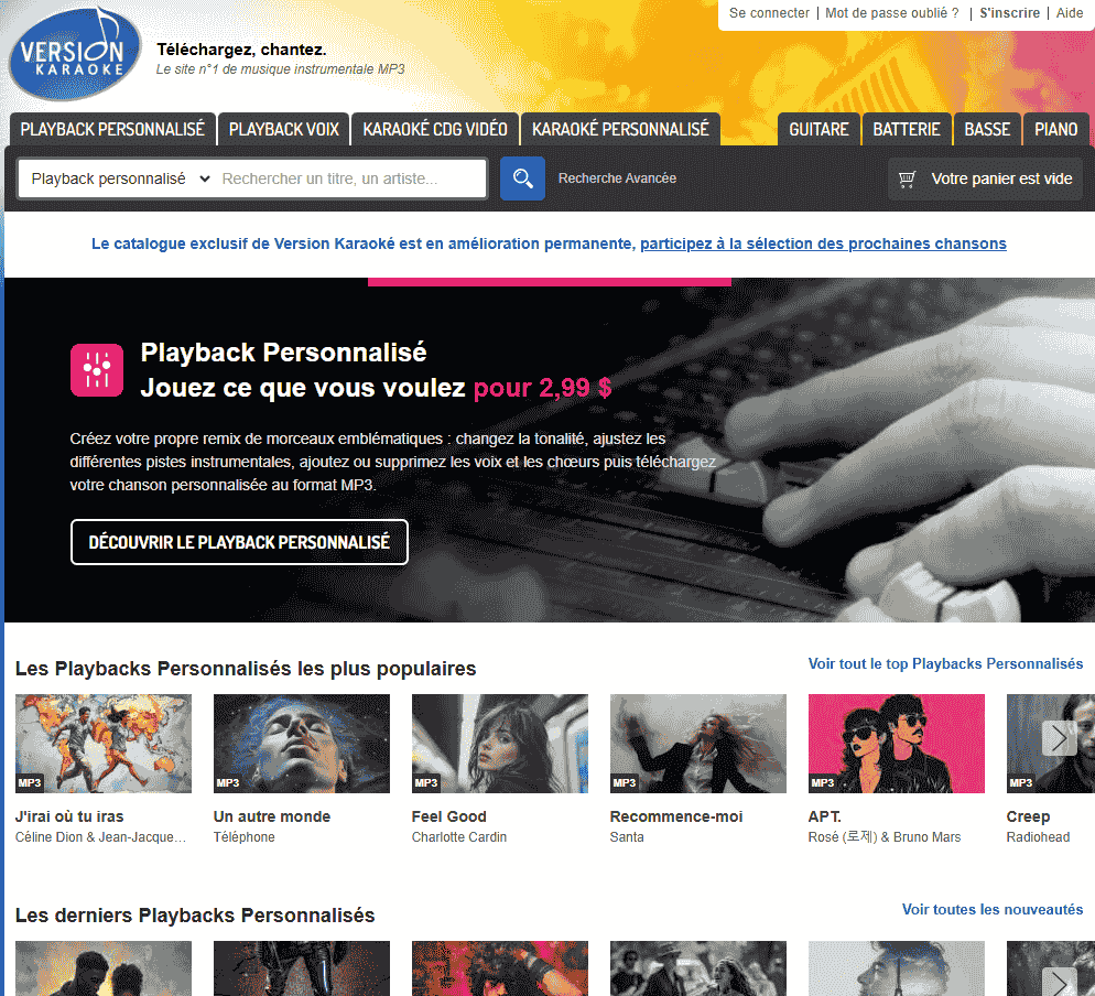 Karaoke Version, un site de karaoké gratuit en ligne sans inscription