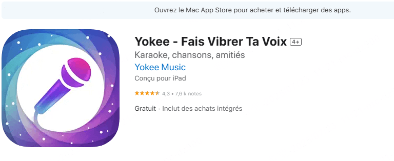 Yokee Karaoké, App karaoké gratuite avec chansons populaires