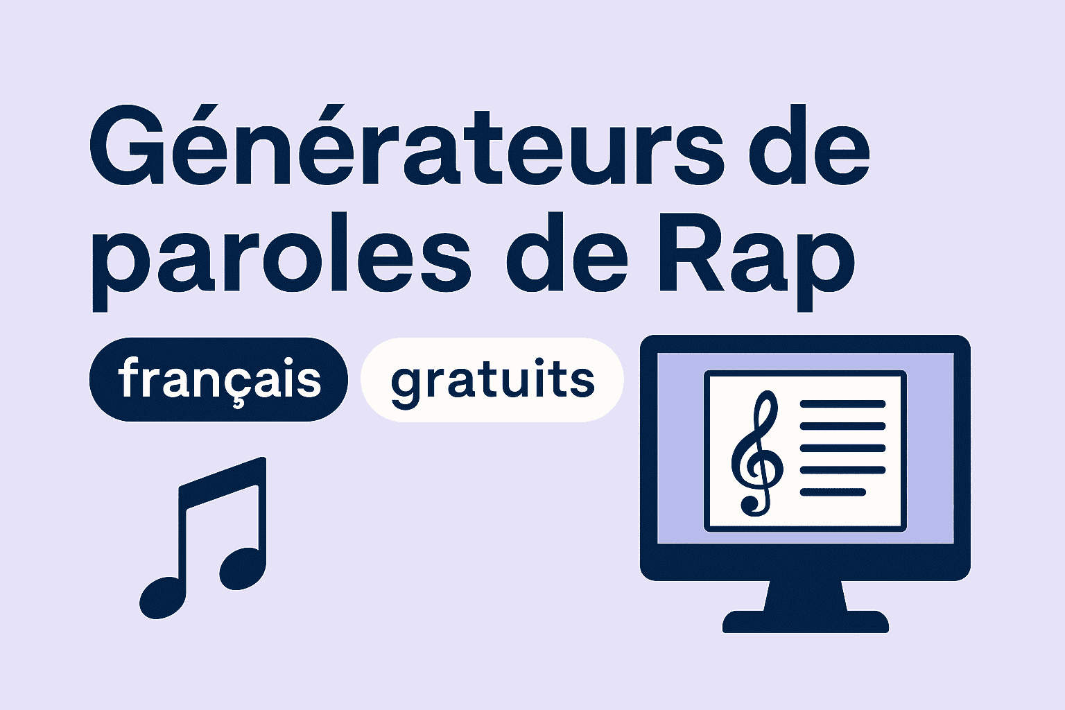 Meilleurs générateurs de paroles de rap IA gratuits