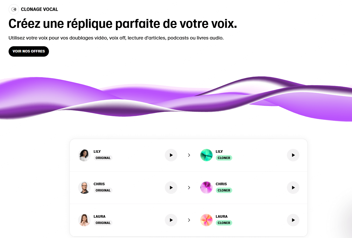 Elevenlabs, générateur de voix IA pour cloner une voix naturelle