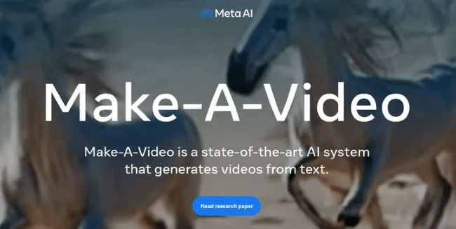 Make-A-Video, créer une vidéo à partir d'un texte