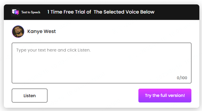 TopMediai, site pour imiter l'IA voix de Kanye authentique