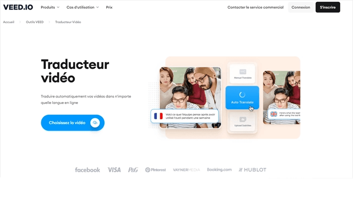 VEED.IO, une plateforme de traduction et de sous-titrage vidéo en ligne