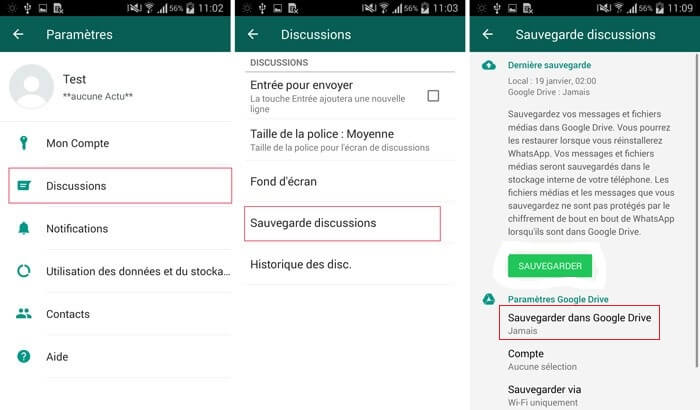 Transférer les messages WhatsApp de Samsung vers l'iPhone 14 gratuitement avec Chat Backup