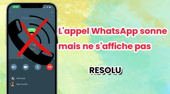 【RESOLU】L'appel WhatsApp sonne mais ne s'affiche pas