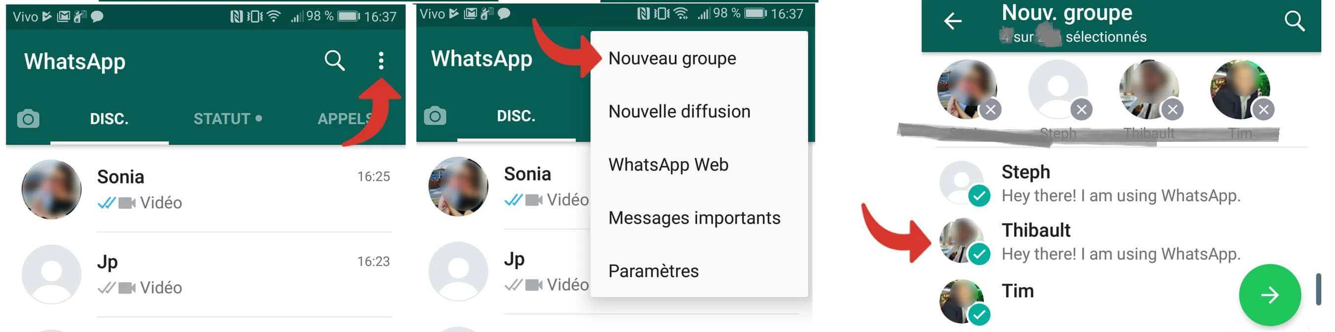 Comment se débloquer sur WhatsApp si quelqu'un t'as bloqué via la groupe WhatsApp 