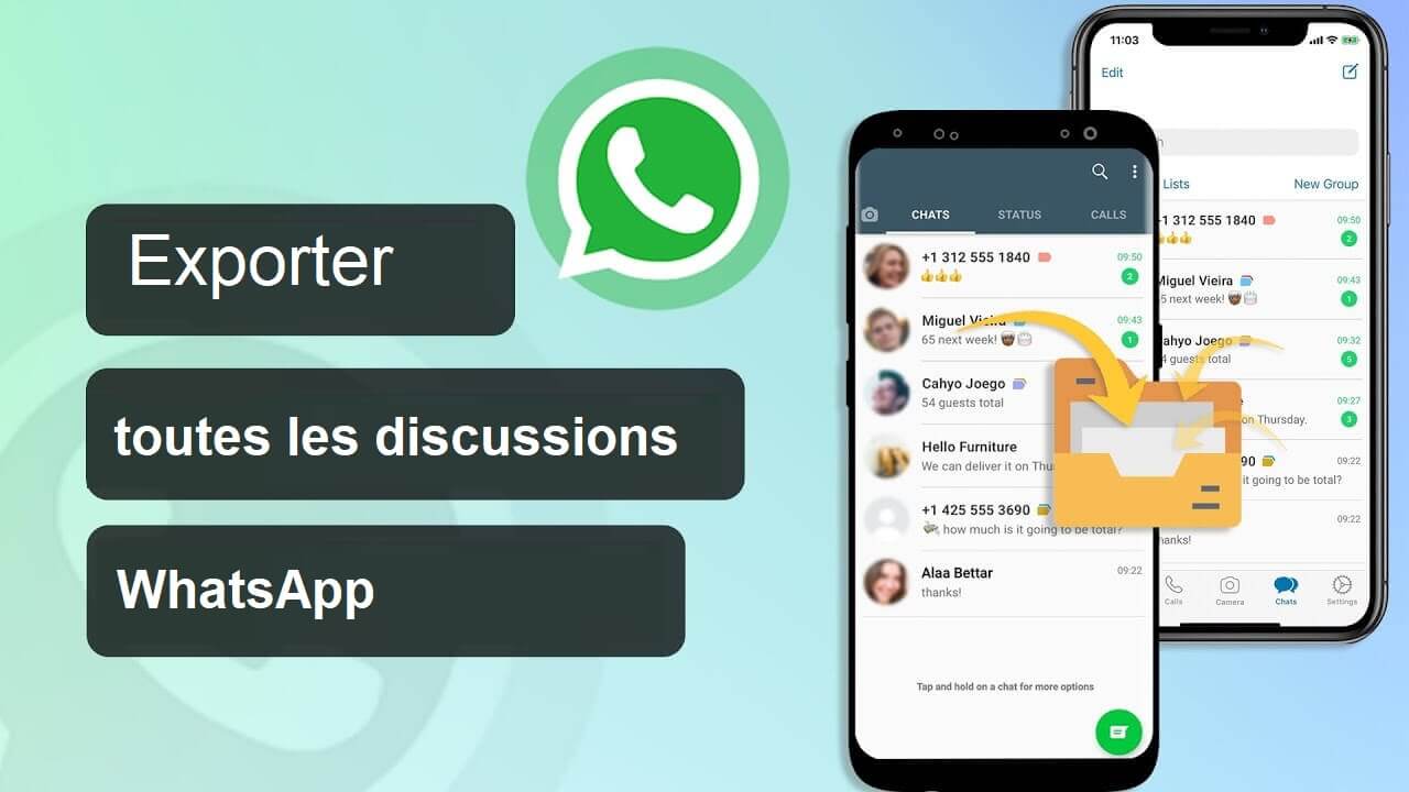 exporter toutes les conversations WhatsApp